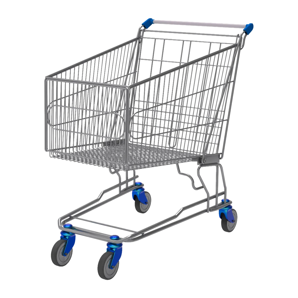 Wire shopping cart
